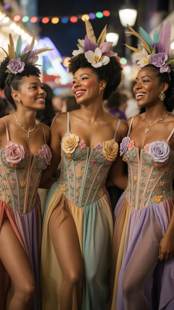 Floral Corset Garden Moment