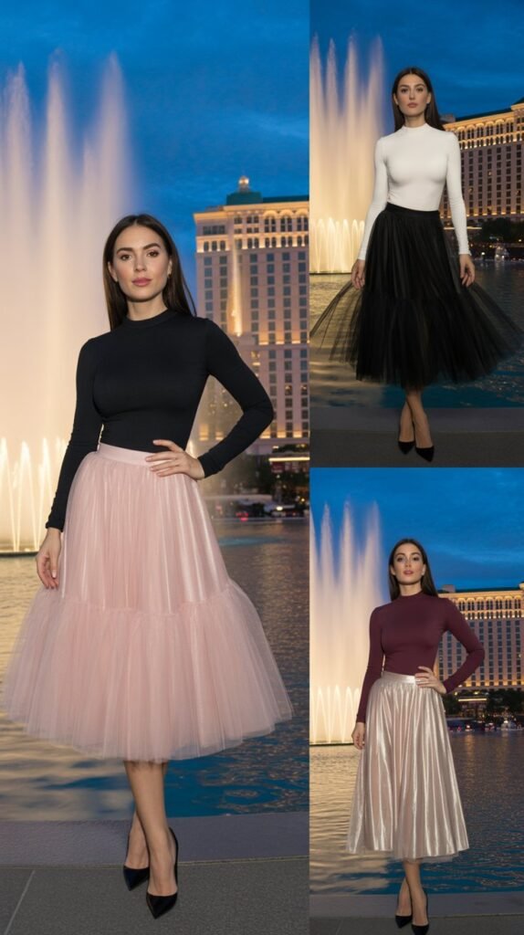 Tulle Skirt with Fitted Top