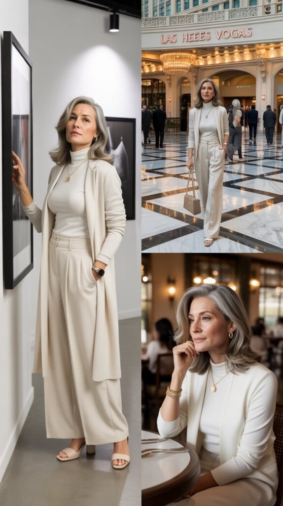 Monochrome Outfit in Neutral Tones