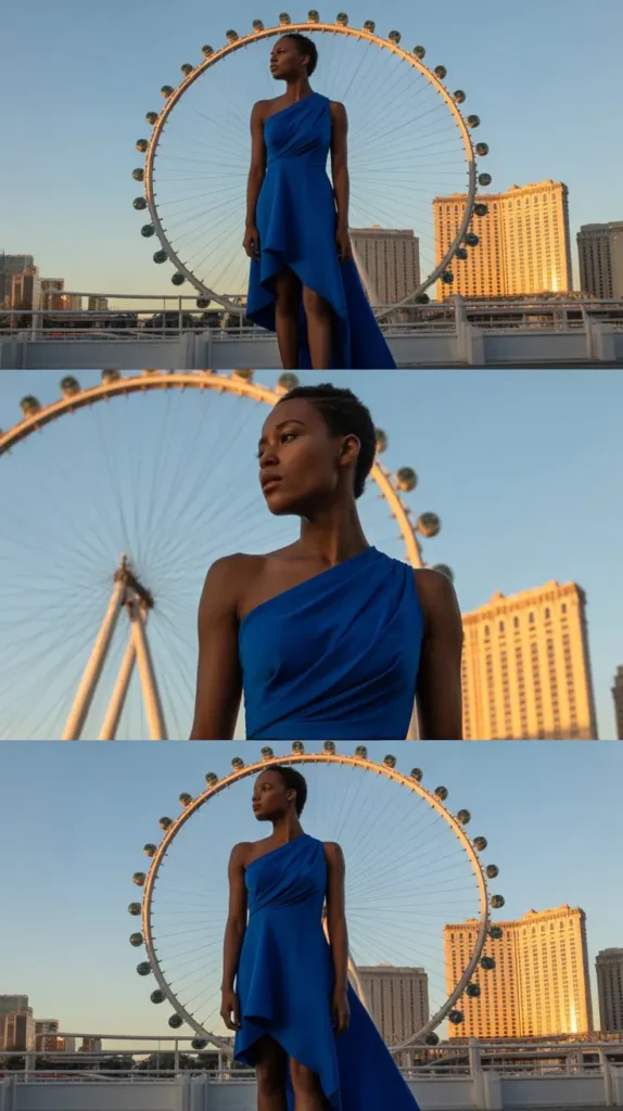 Asymmetrical Dress Design