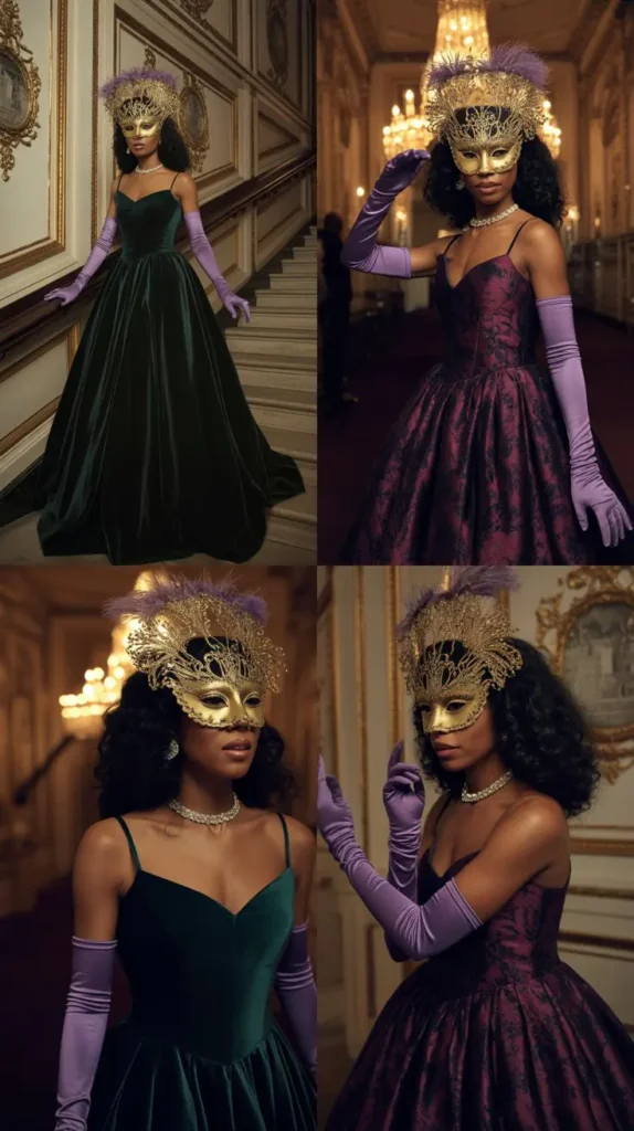 Masquerade Ball Gown Energy: Cold Weather Edition
