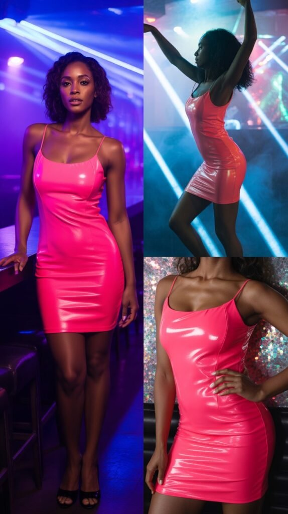 Neon Bodycon Dress For Club Nights