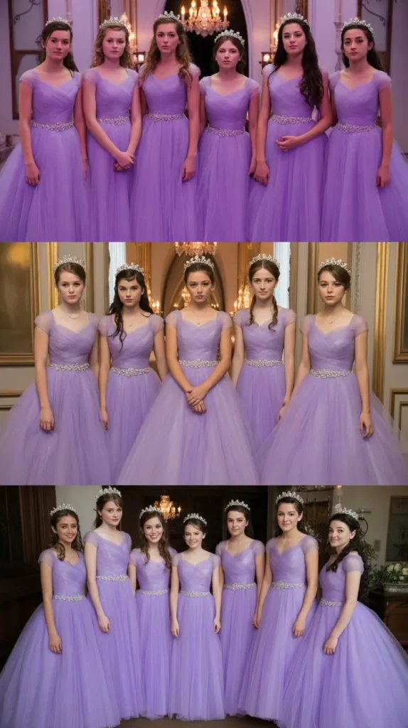 Purple Tulle Ball Gown Dresses for a Fairy-Tale Wedding