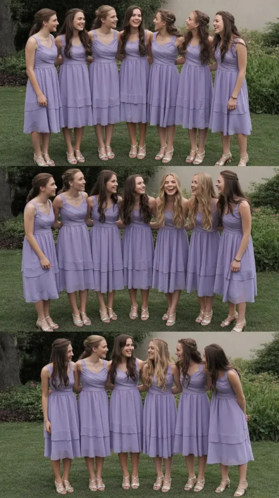 Purple Ruffle-Tiered Dresses for a Whimsical, Youthful Look