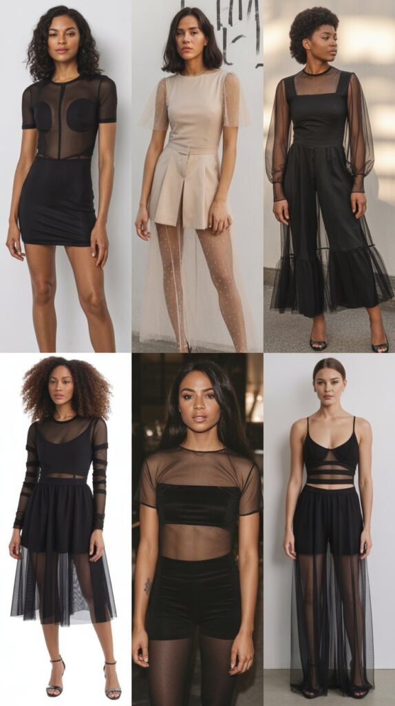 The Mesh and Sheer Overlay