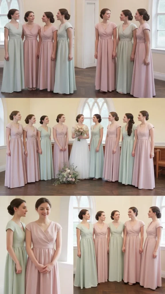 Cap Sleeve Bridesmaid Dresses