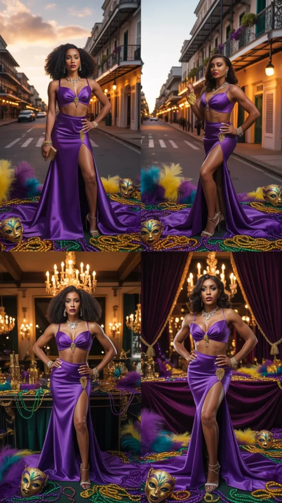 Statement Slit Skirt Power Look