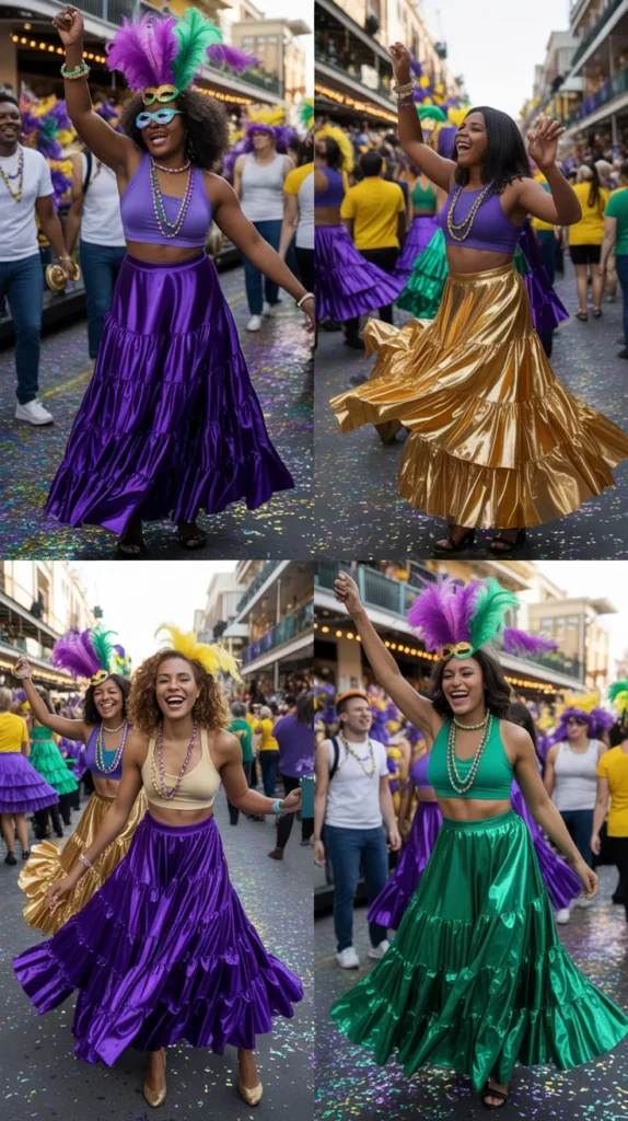 Ruffle Skirt Fun and Flirty Look