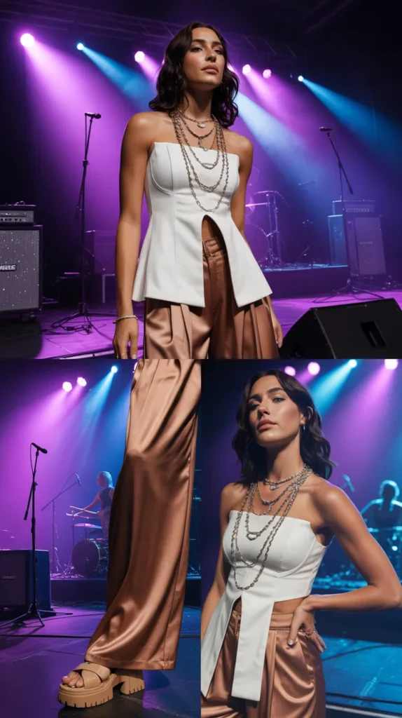  The Crop Top and Wide-Leg Pants Power Combo