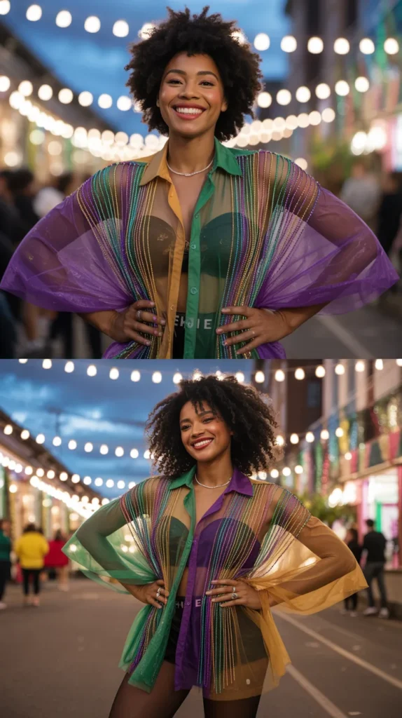 Sheer and Mesh Overlay Looks for the Bold