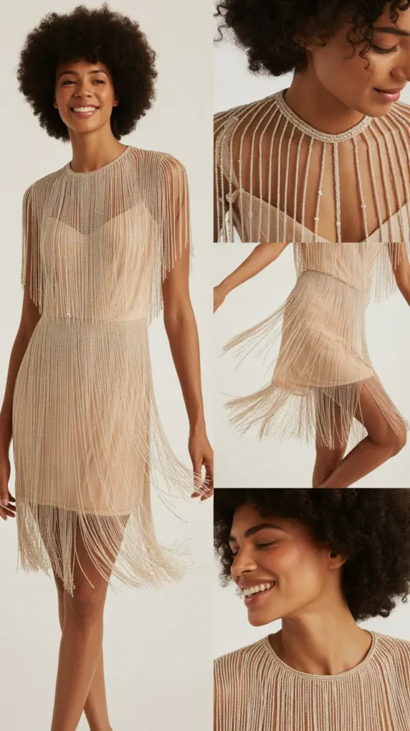 Beaded Fringe Dress