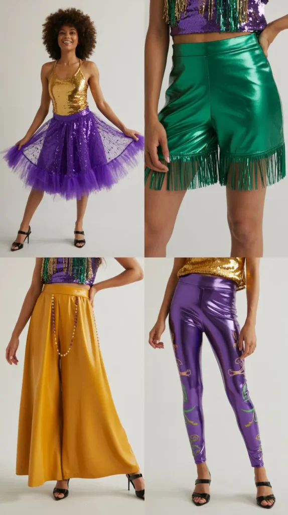 DIY Mardi Gras Skirts and Bottoms