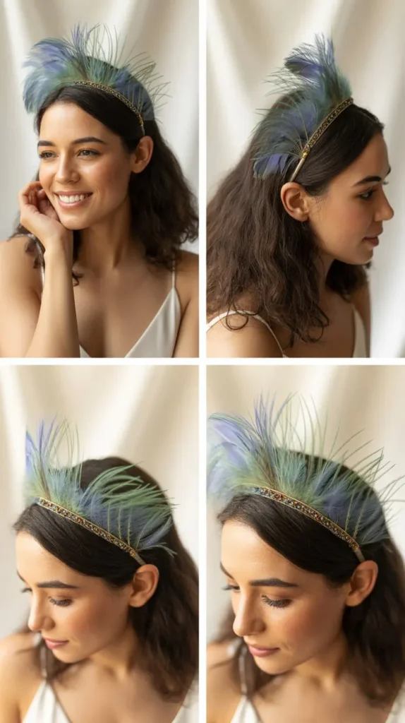 DIY Feathered Headpiece That Turns Heads