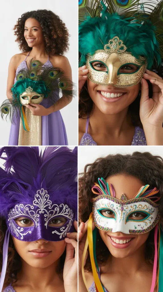 DIY Mardi Gras Masquerade Mask