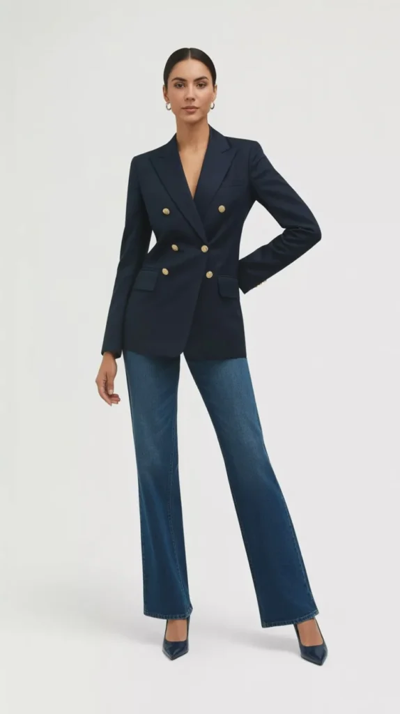 The Blazer Over Jeans Power Dressing Formula