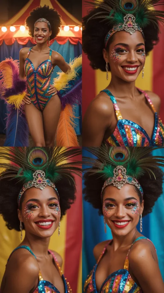 Carnival Performer Inspired Look