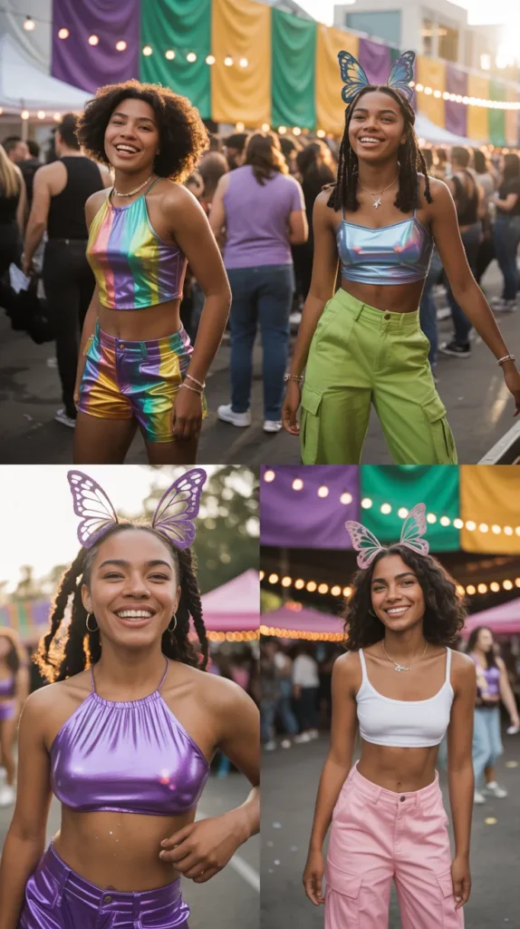 Mardi Gras Looks for Teenage and Young Adult Black Women