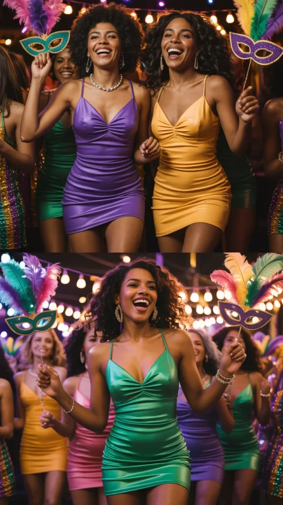 Mardi Gras Mini Dresses That Are Party-Ready