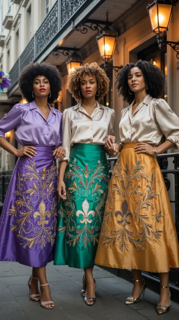  Embroidered Skirt Artisan Elegance Look