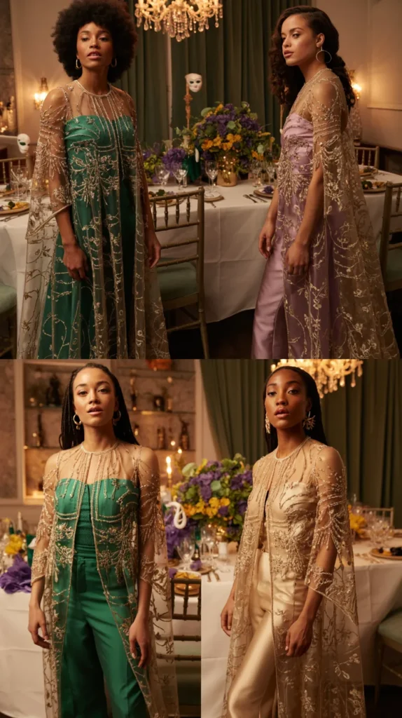 Sheer Overlay Skirt Sophisticated Look