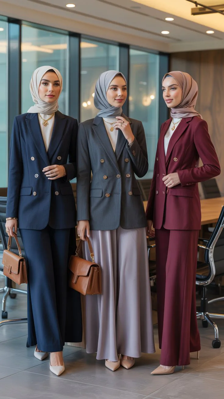 21 Conference Outfits Women With Hijab Elegant Modest Looks