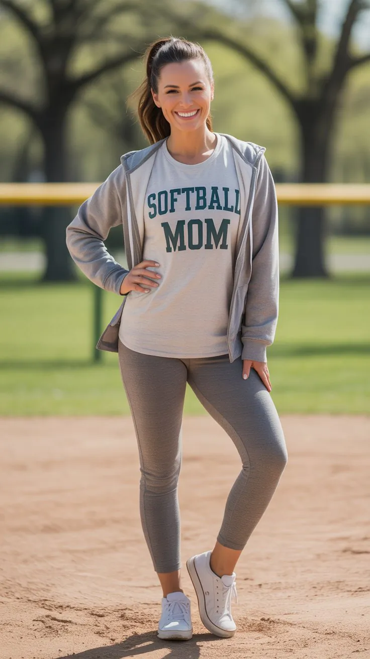 21 Fresh Spring Softball Mom Outfits