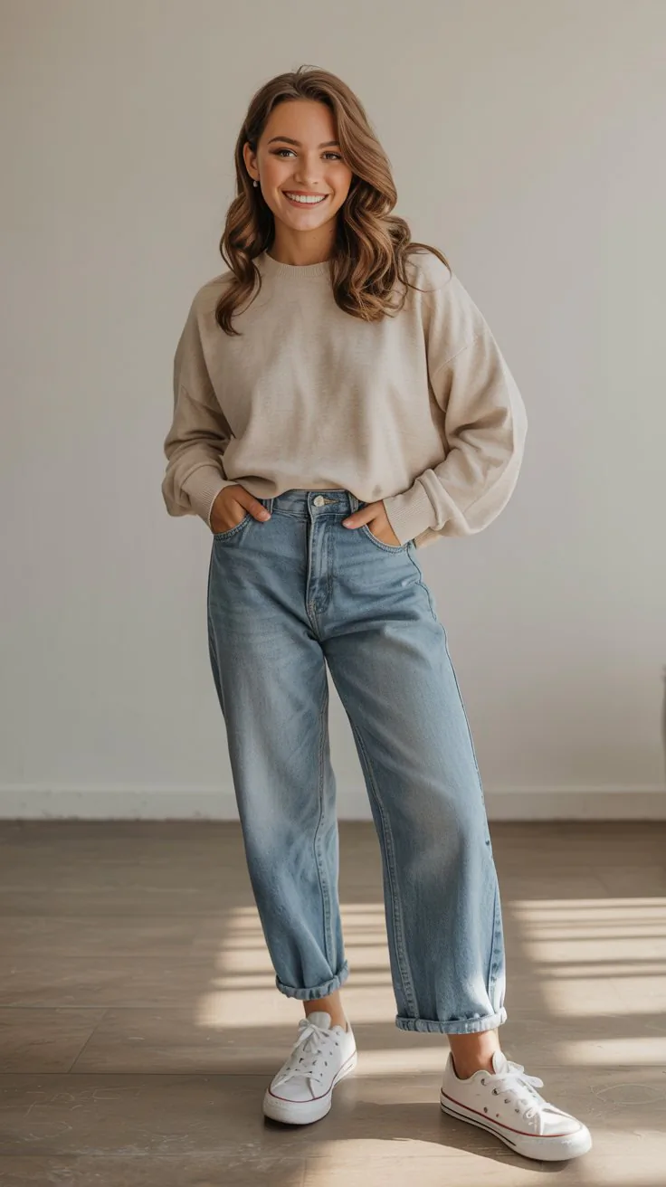 21 Simple School Outfits for Everyday Style
