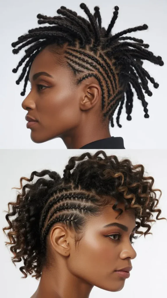 The Mohawk Loc Braid