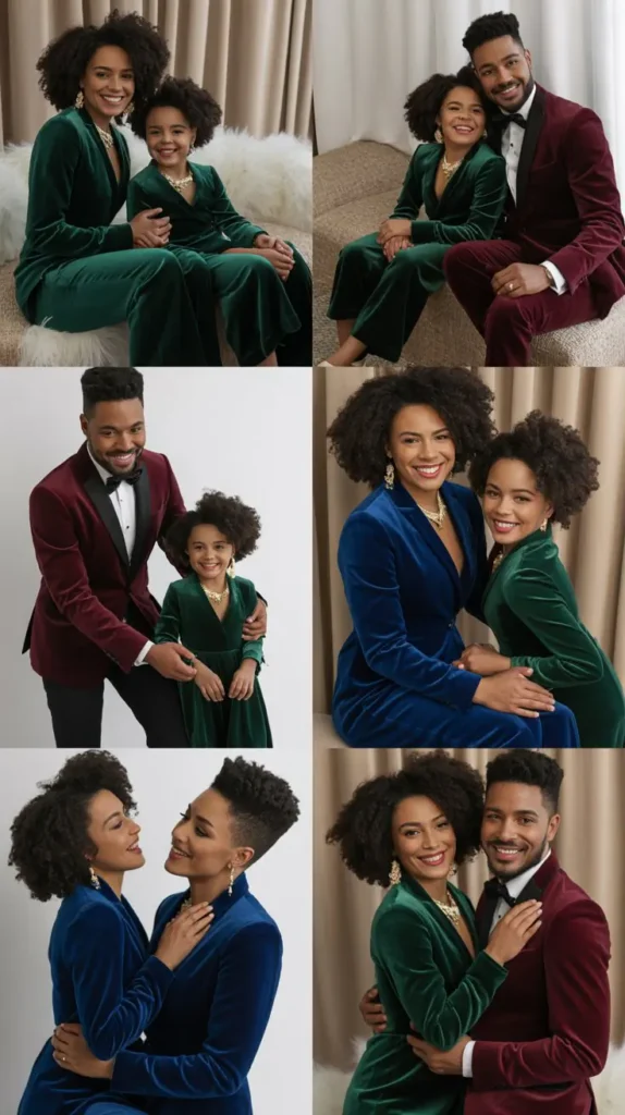 Luxury Velvet Easter Family Styles