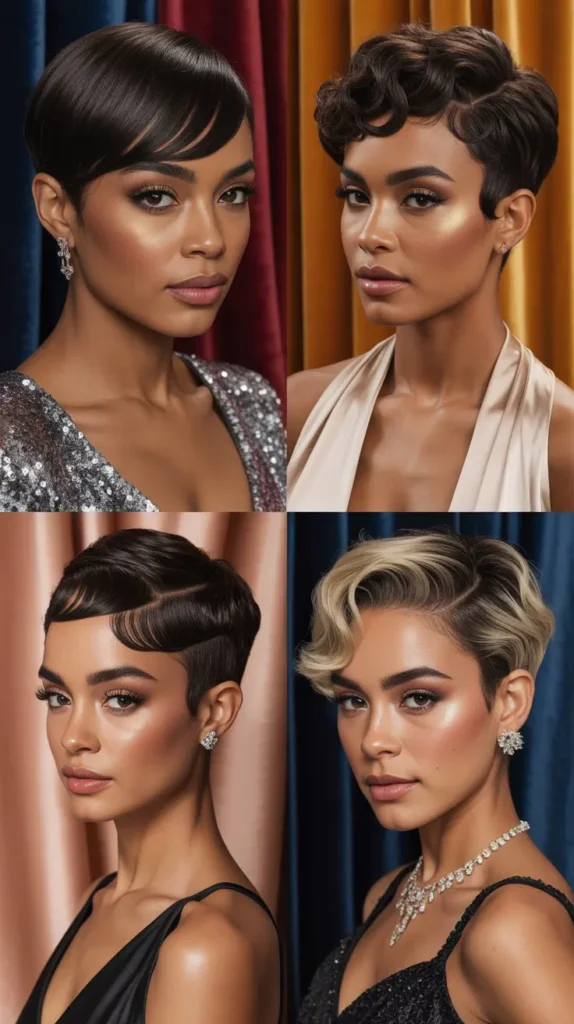  Pixie Cut Glam