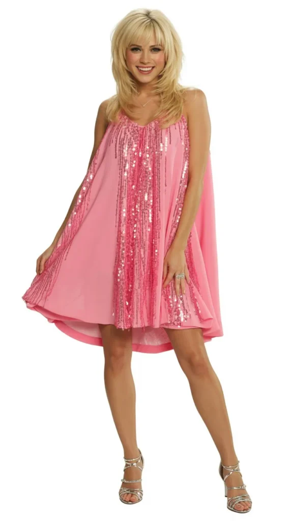 3. Pink Glam Concert Dress