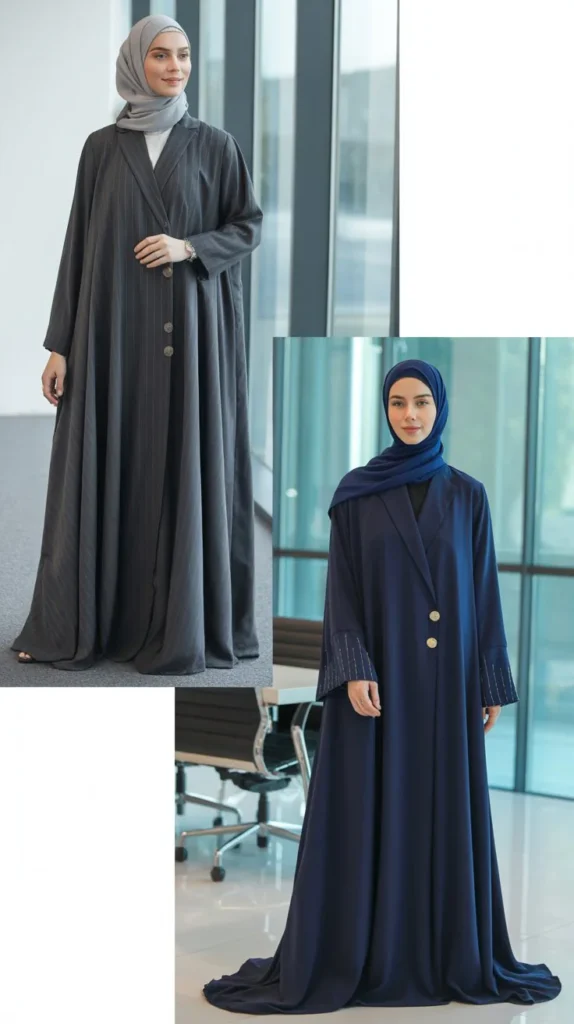 . Elegant Abaya Style Conference Look