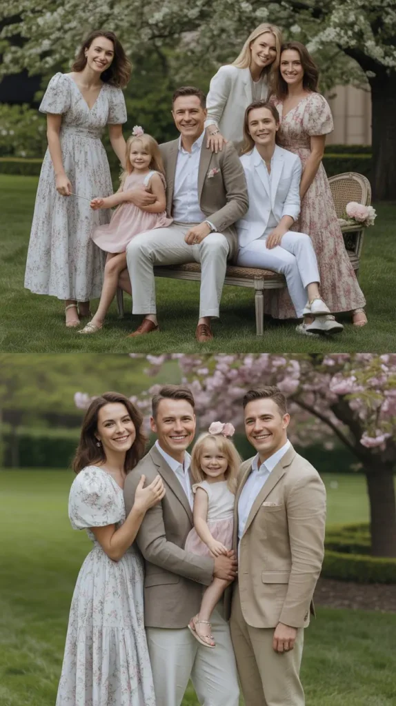 Garden Party Inspired Family Outfits