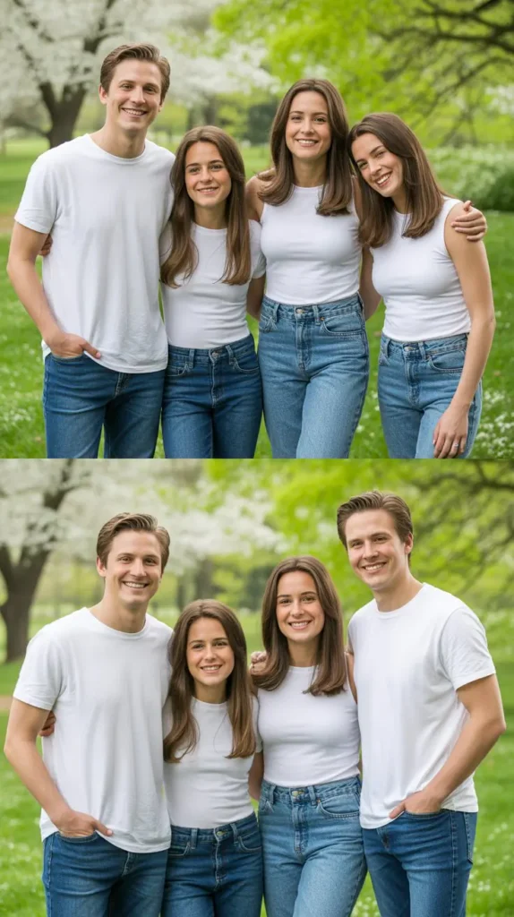 Denim and White Casual Spring Looks