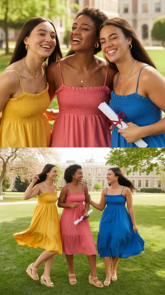 Sundress with Smocking Detail for a Sweet and Stylish Look