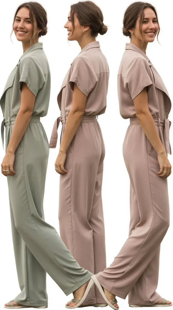  Jumpsuit with Belt