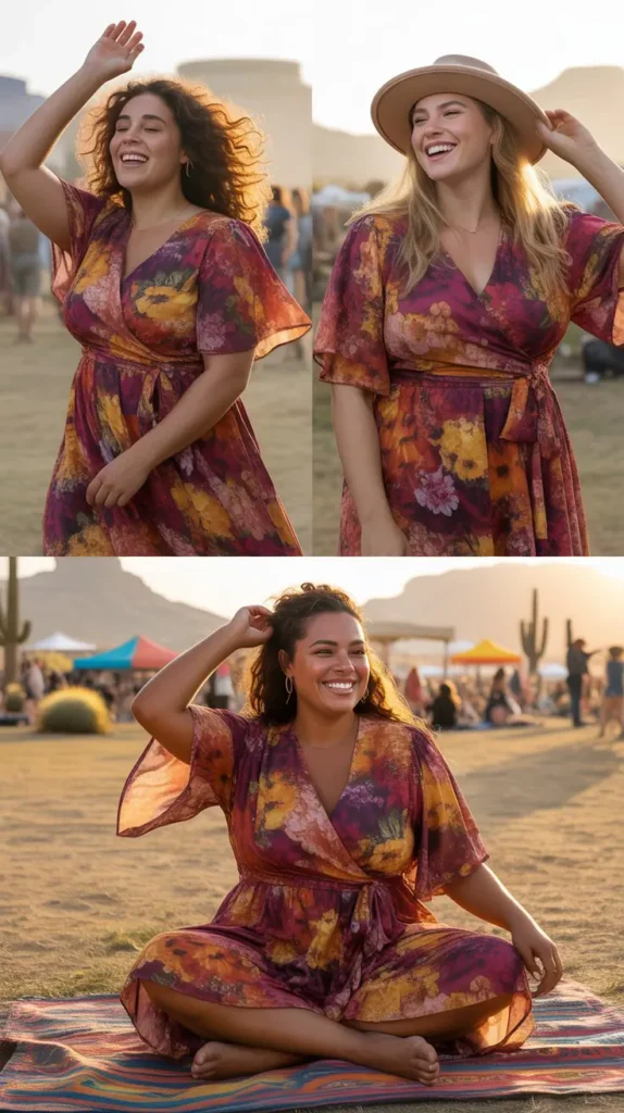 Floral Wrap Dress