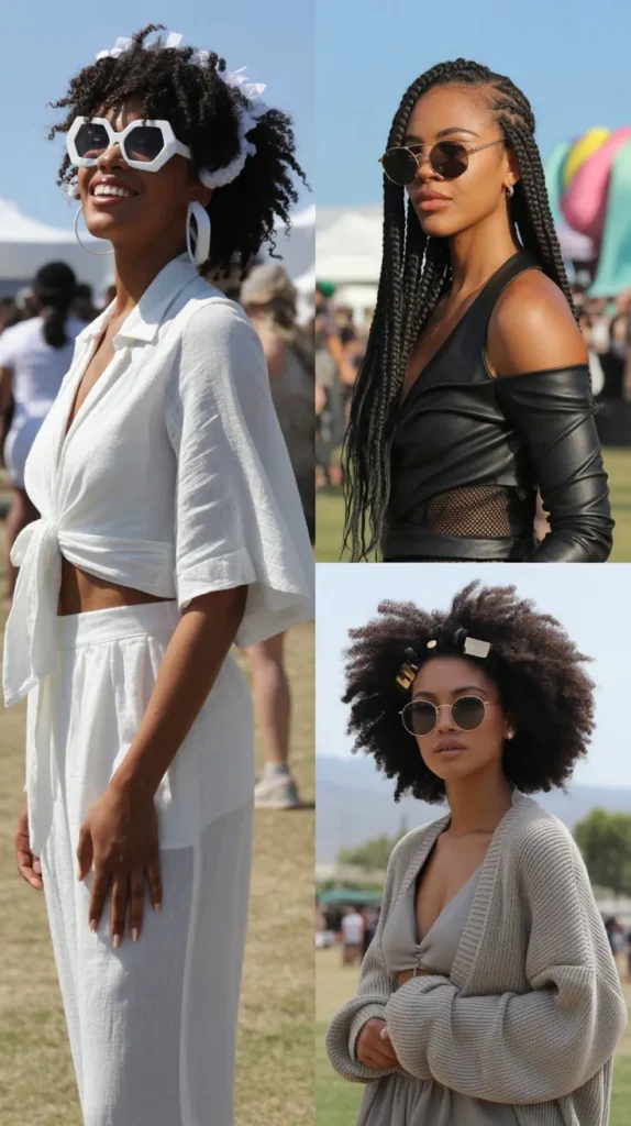  Head-to-Toe Monochrome Festival Look