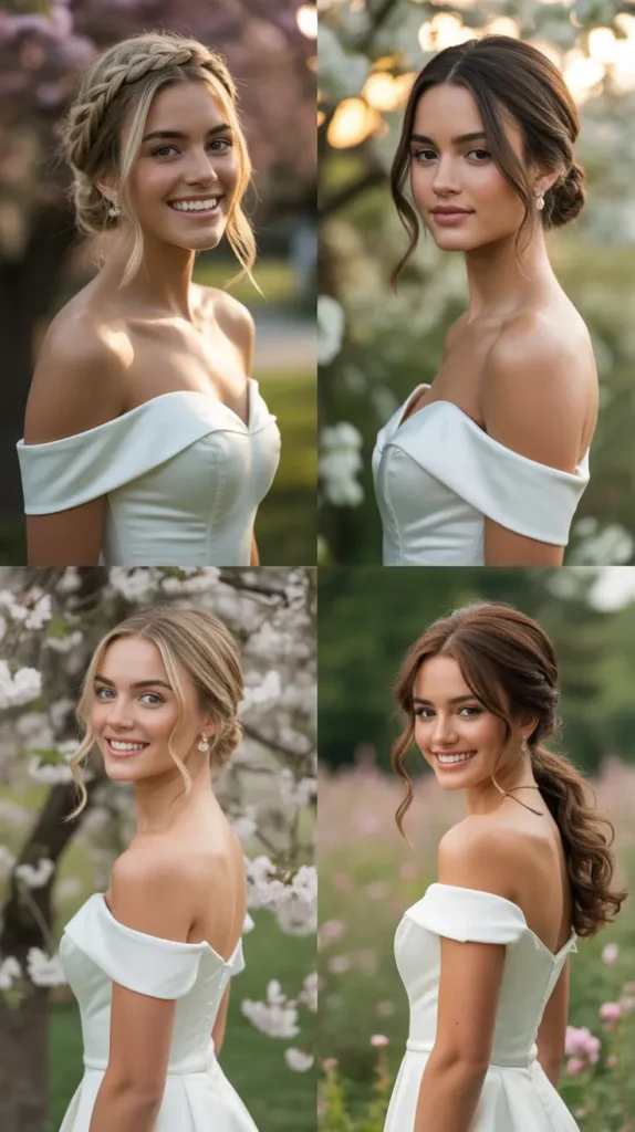  White Off-Shoulder Dress for a Glamorous Touch