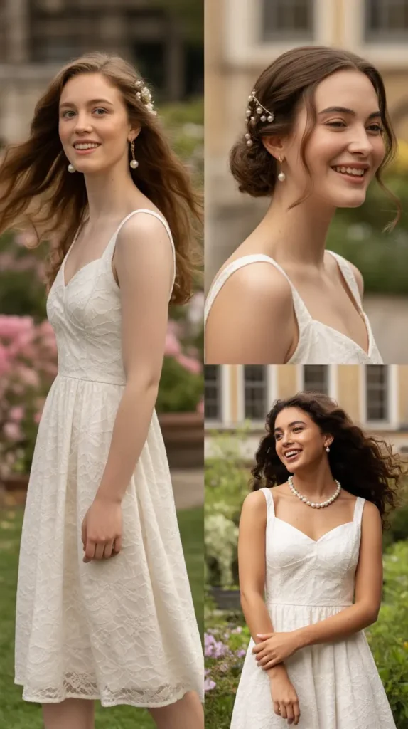 White Lace Dress for a Feminine and Elegant Look