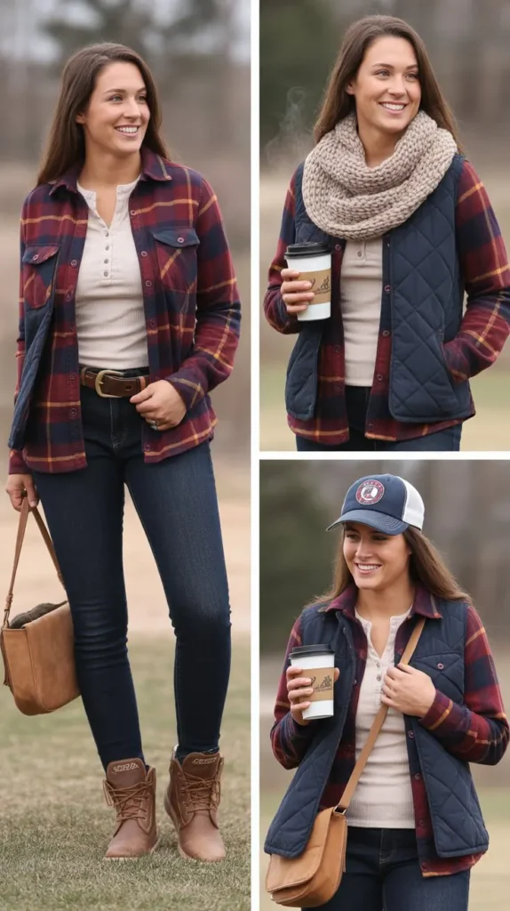  Flannel Shirt with Thermal Layers