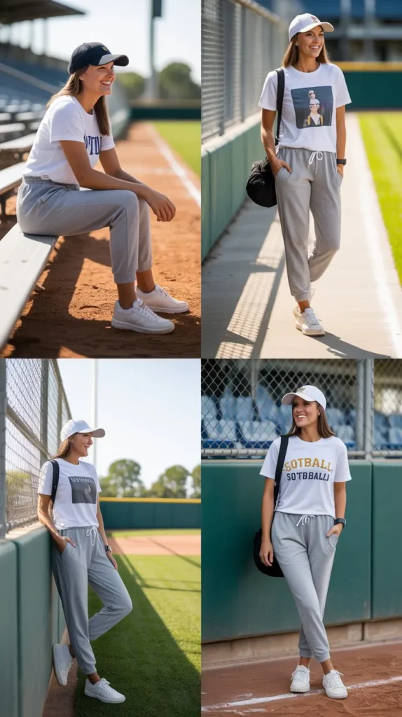 Jogger Pants and Graphic Tee Style