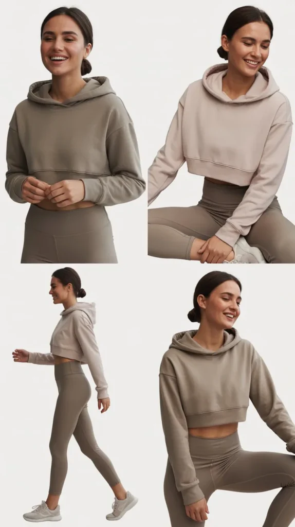 Cropped Hoodie with Leggings