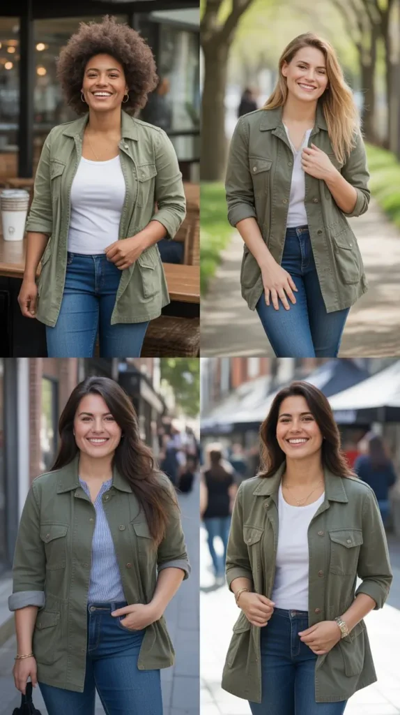 Utility Jacket With Skinny Jeans
