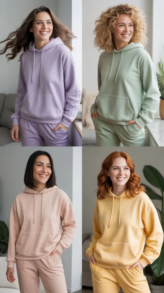 Pastel Hoodie with Joggers