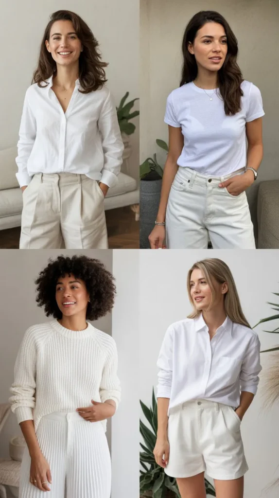  All-White Casual Outfit