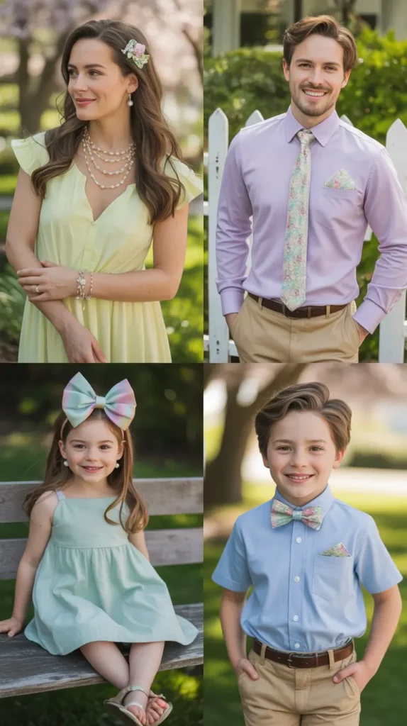 Matching Accessories for Easter Families