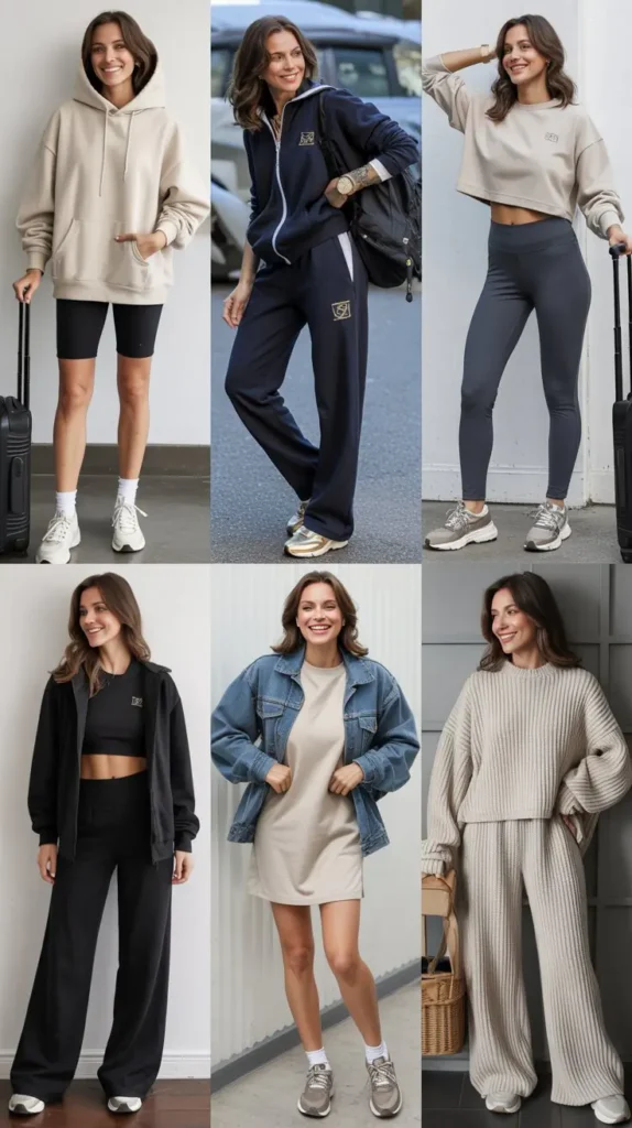 Sporty Chic Airport Outfits