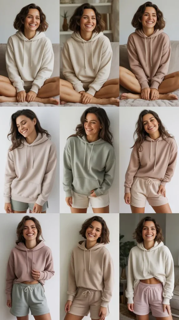 Hoodie With Sweat Shorts