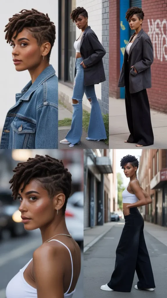 Asymmetrical Pixie Loc Cut